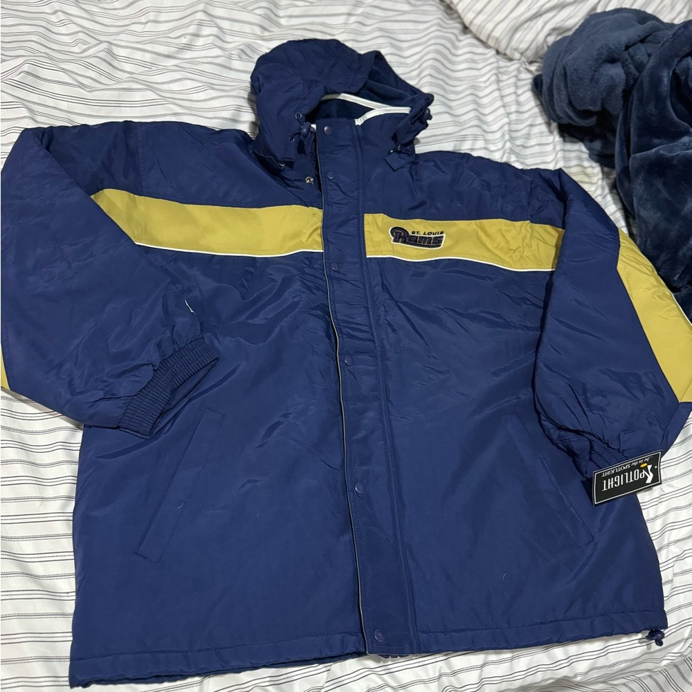 Vintage St. Louis Rams Spotlight Proline Puffer Jacket Men’s L